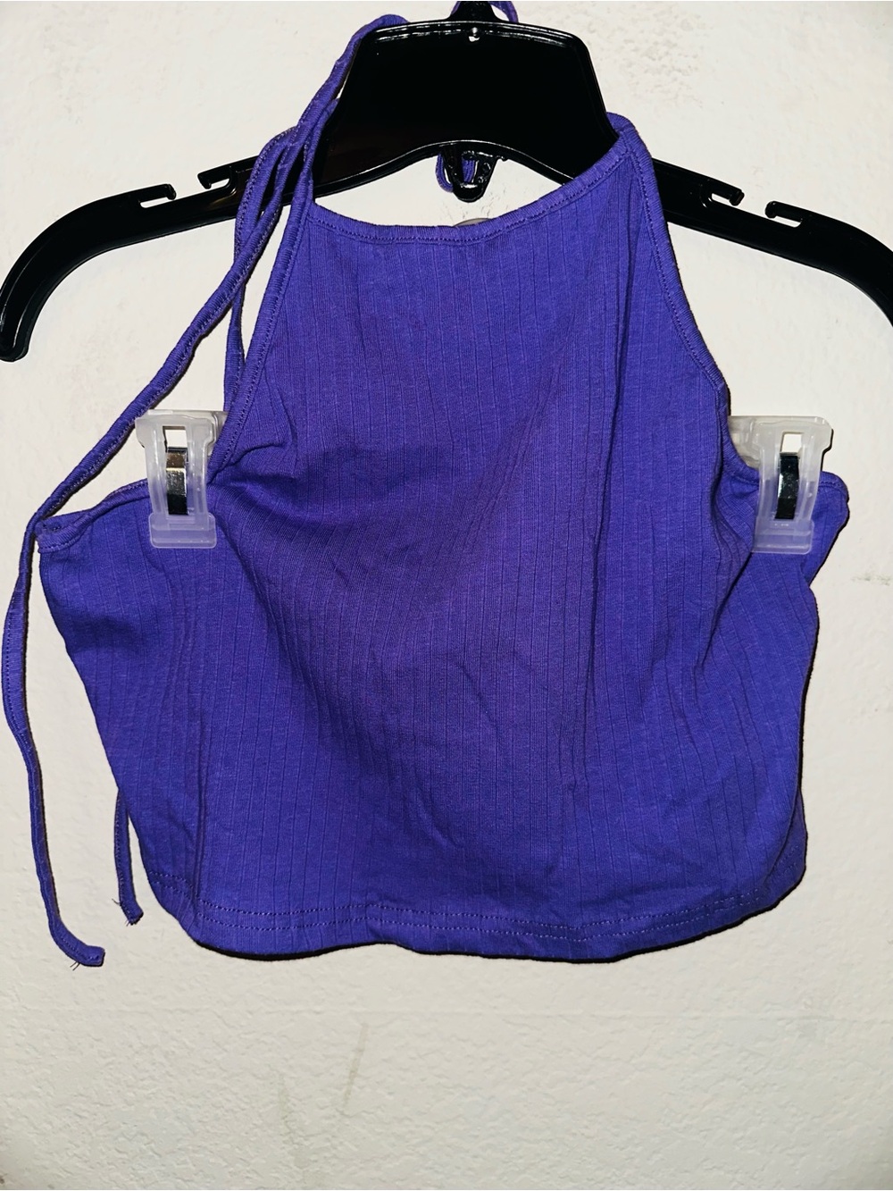 Shein purple halter top size XL